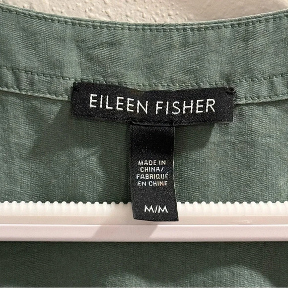 Eileen Fisher Nori Sandwashed Tencel Round Neck Jacket Size Medium Work Chic - Picture 3 of 8